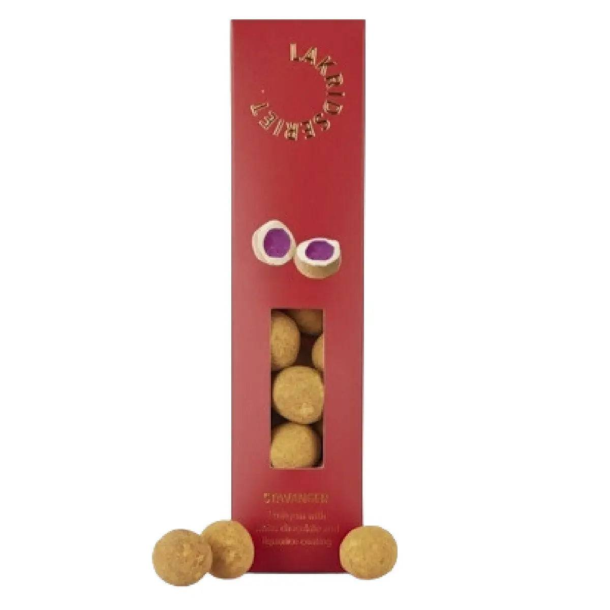 Lakridseriet – Stavanger skovbærvingummi med hvid chokolade (ca. 170 g)