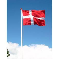 Flagstang i glasfiber uden støtte - 4 meter
