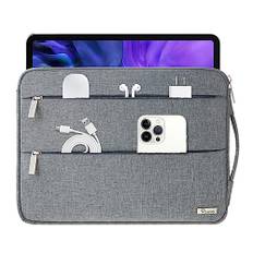 Voova 14 Zoll Laptophülle MacBook Air Pro M1 M2 Tasche 14.6 14,6 Hülle Tablet Laptoptasche Laptop Sleeve Notebook Case Dell HP iPad Grau