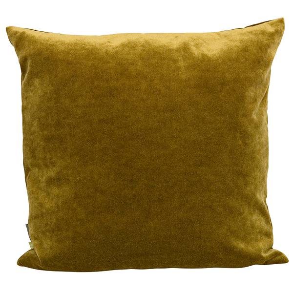 Kudde Vattrad Sammet Lime 50X50