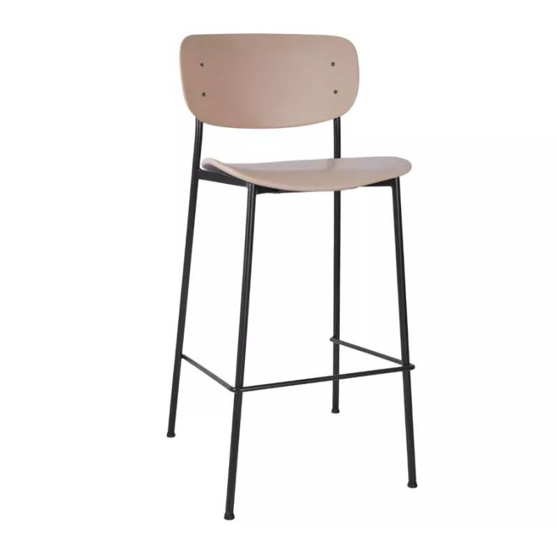Greenwich PP barstol (74 cm, Svart, Taupe)