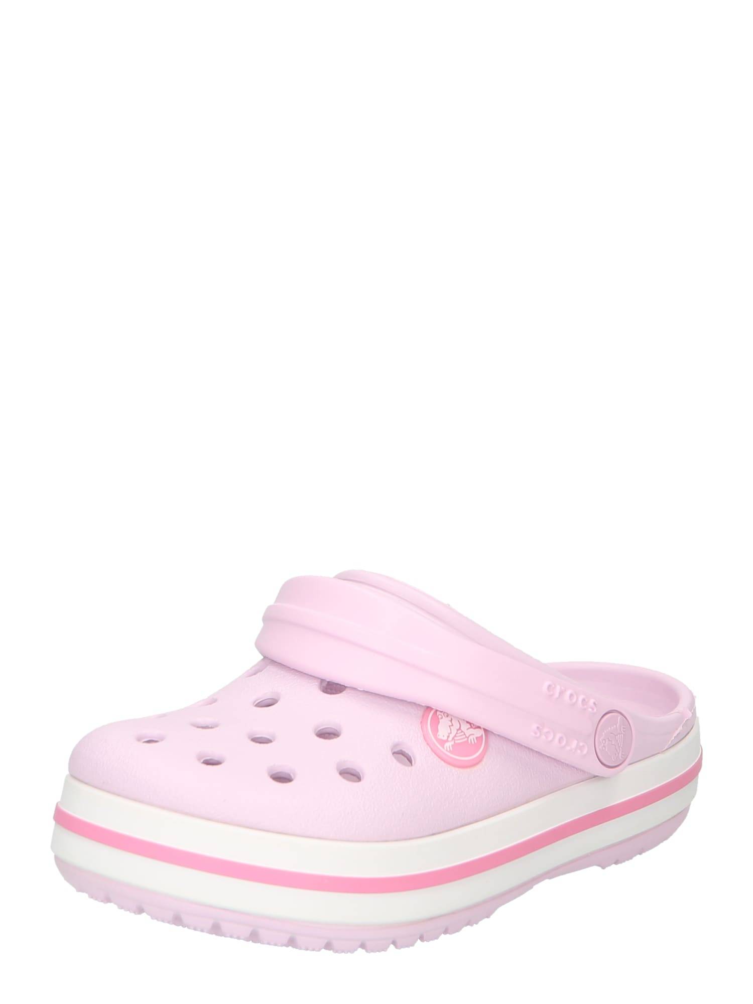 Crocs Öppna skor ljuslila / rosa / vit