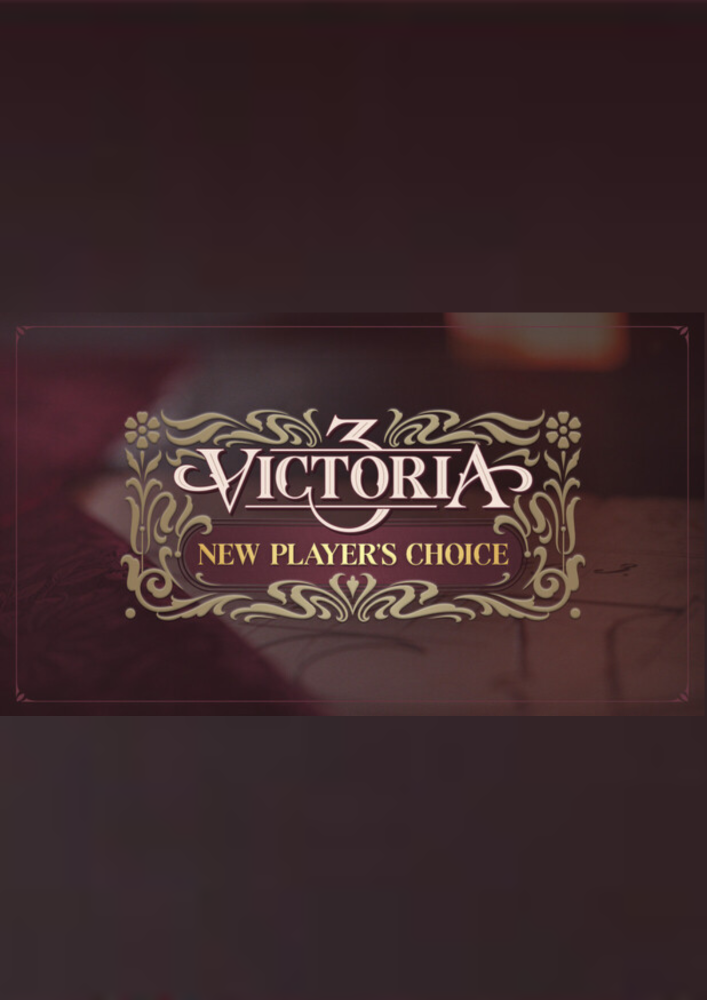 Victoria 3: New Player's Choice Steam Key (PC) GLOBAL