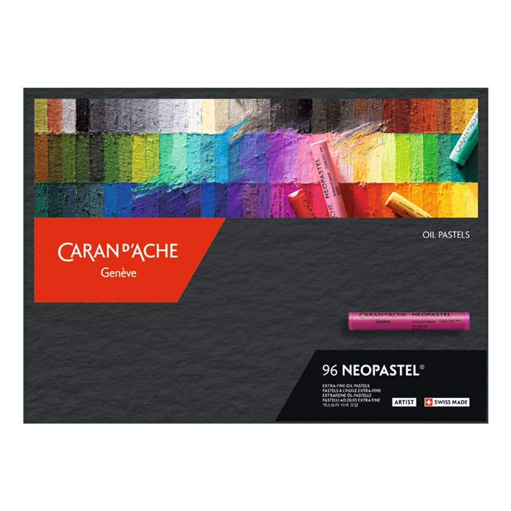 Caran Neo Pastel 96-färgers set i pappersask d'Ache 7400-396