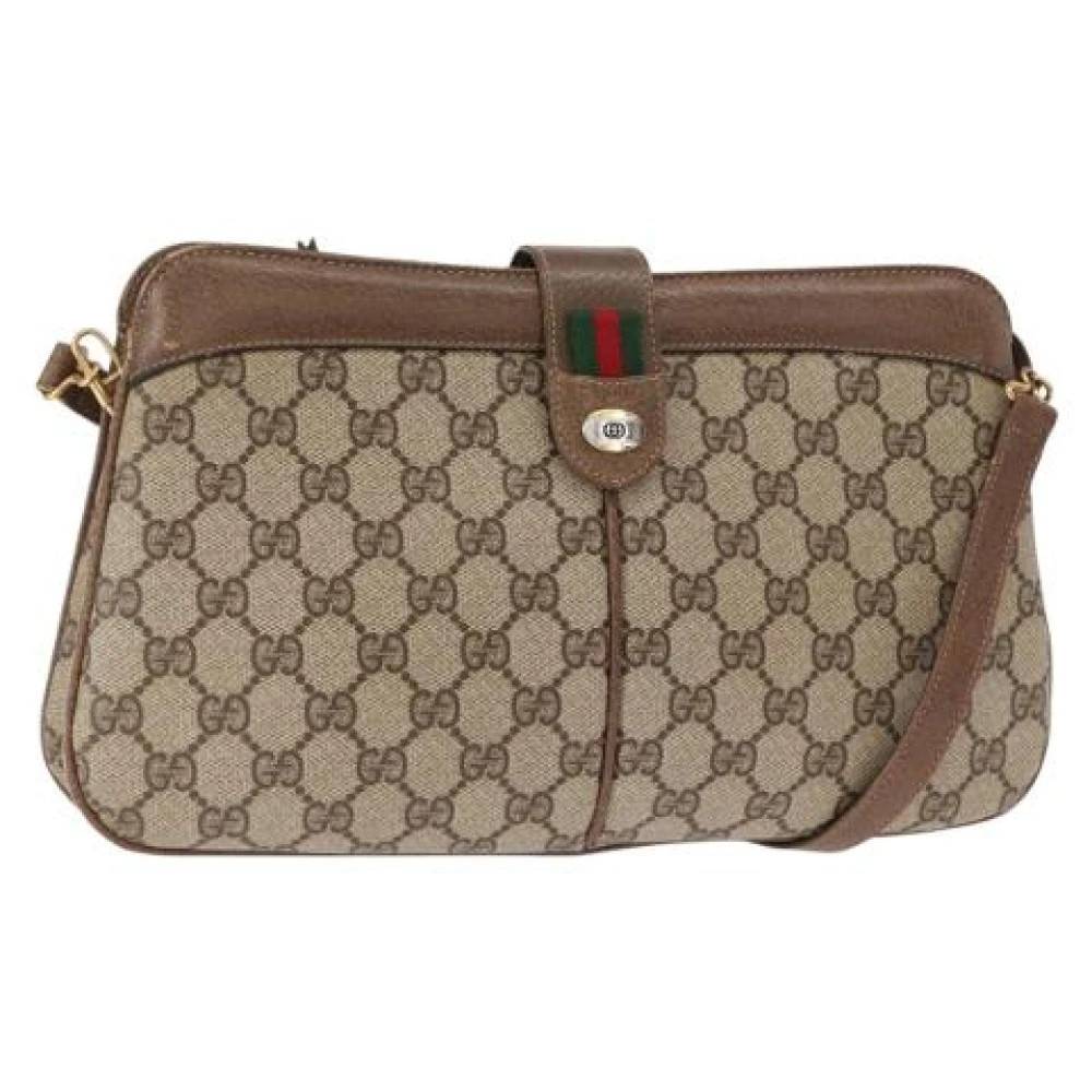 Gucci Vintage Pre-owned Vintage Cross Body Taske - Vintage - Dame - Beige - ONE SIZE -