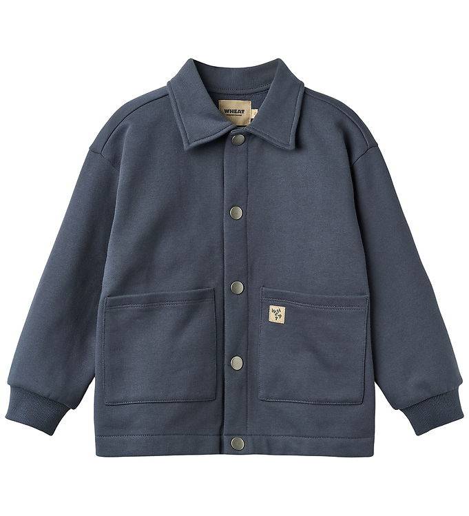 Wheat Skjorte - Sweat - Carmine - Greyblue - Wheat - 4 år (104) - Skjorte