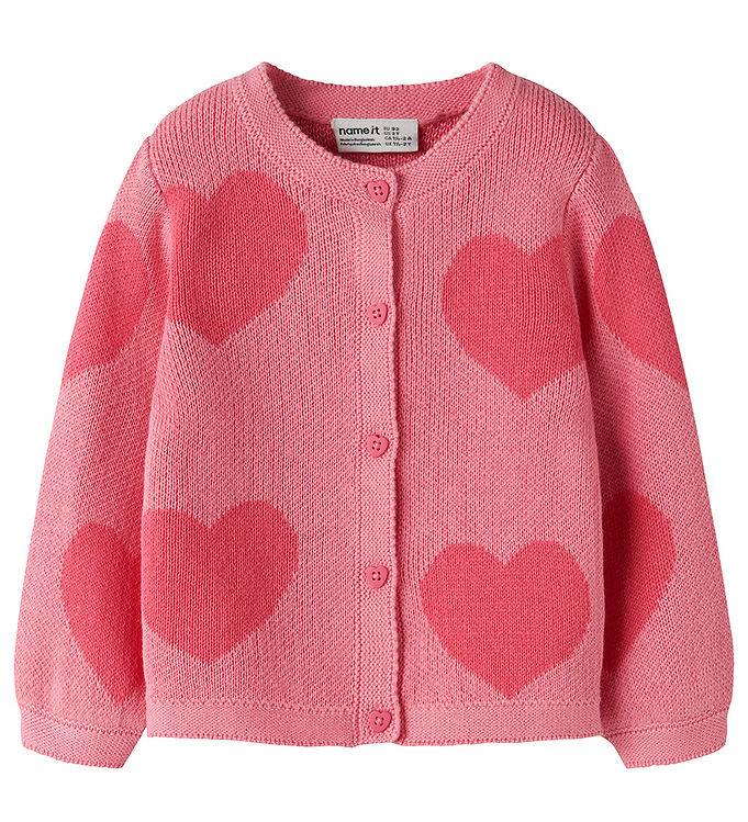 Name It Cardigan - Strik - NmfLianax - Flowering Ginger - Name It - 4 år (104) - Cardigan