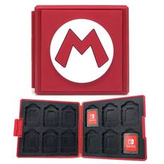 12 in 1 Switch Game Card Holder for Nintendo Switch/OLED-Hard Case with Cartridge & SD Slots,