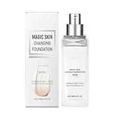 Makeup Changing Foundation - Natural Color Face Primer Base Makeup, Långvarig Skin Liquid Foundation för kvinnor, gammal kvinna, flickvän