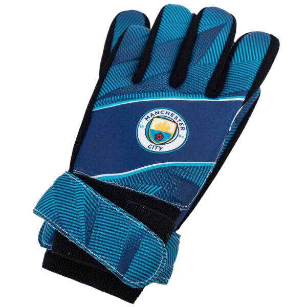 Manchester City FC Målmandshandsker - Model Fuse Til 10-12 År