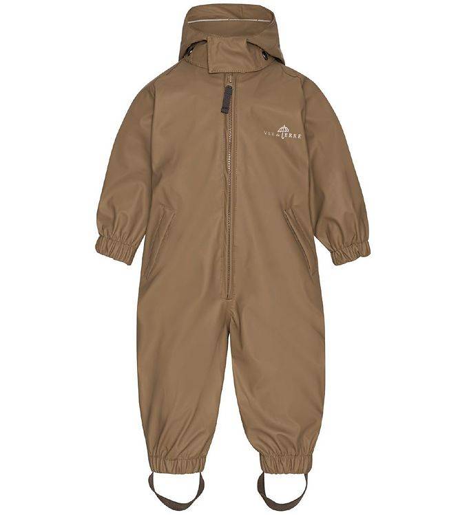 Ver de Terre Regndragt - PU - Caramel - Ver de Terre - 6 år (116) - Regndragt