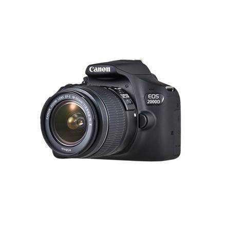 Canon EOS | 2000D | EF-S 18-55mm III objektiv | Svart