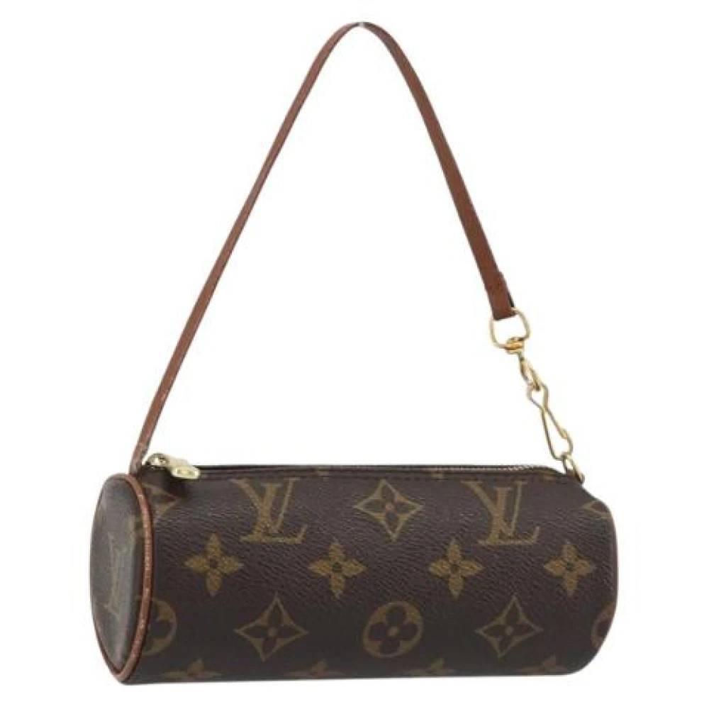 Louis Vuitton Vintage Pre-owned Pouch - Vintage - Dame - Brun - ONE SIZE - Læder
