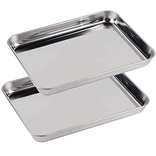 SWAWIS 2 x rektangulär bakplåt 23 x 17 x 2,5 cm