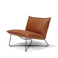 Jess Design Earl Low Back Lounge Chair - Bonanza Tan
