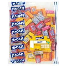 100 stk Haribo Maoam Bloxx-Karameller i en Stor Påse 2,2 kg