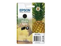 Epson 604 - 3.4 ml - svart - original - blister med RF-larm/akustiskt larm - bläckpatron - för Expression Home XP-2200, 2205, 3200, 3205, 4200, 4205 WorkForce WF-2910, 2930, 2935, 2950