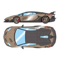 EIDOLON Lamborghini Aventador SVJ 63 2018 Bronzo Zenas Finished Product EML027E 1/18