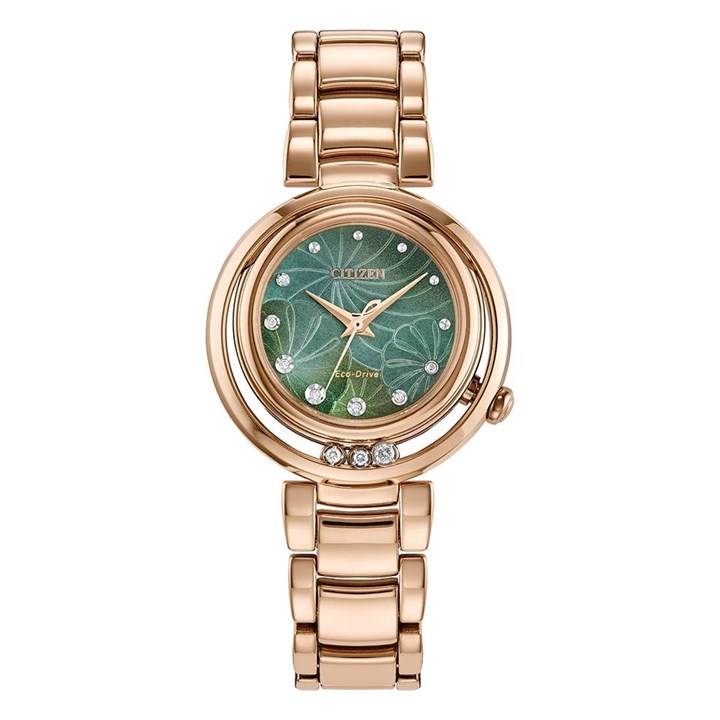 Citizen L Arcly EM1113-58Y Diamond Set Bracelet Watch - W92155