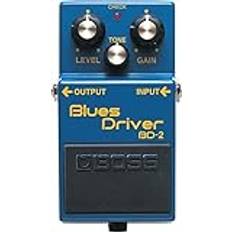 BOSS BD-2 Classic Blues Driver-pedal | Fylliga och distinkta gitarrljud med simulering av rörförstärkare | Distorsion från crunch till hård | Varm overdrive | Svarar på nyans- och volymförändringar