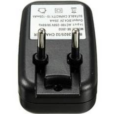 Eu plug ac power litium 2032 2025 batteriladdare adapter för lir 2032 lir 2025 ml2032 ml2025 cr2032 knappcellsbatteri med mynt