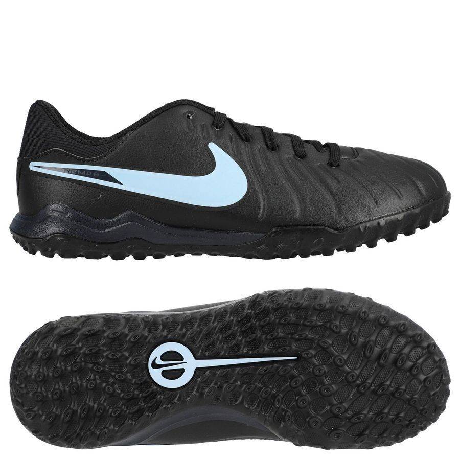 Nike Tiempo Legend 10 Academy TF Shadow - Svart/Blå Barn - Turf (TF) - ['Svart'] (38)