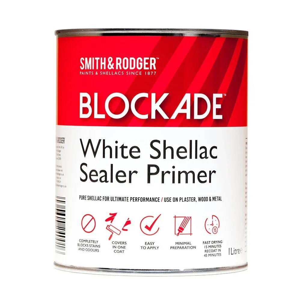 Blockade Shellac White - 2.5L - Vit (2.5 L)