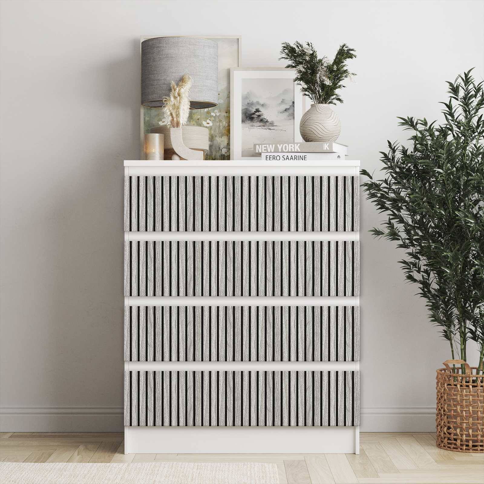 Självhäftande klistermärken – Ikea Malm Dekaler / Välj Storlek / Ek Ljusgrå