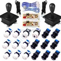 Arcade joystick diy kit zero delay arcade diy kit usb kodare till pc amerikansk joystick och happ tryckknappar f&#xF6;r arcade mame - Bl&#xE5;