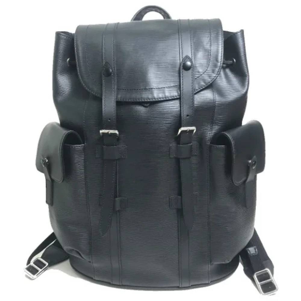 Louis Vuitton Vintage Pre-owned Laeder louis-vuitton-tasker - Vintage - Herre - Sort - ONE SIZE - Læder