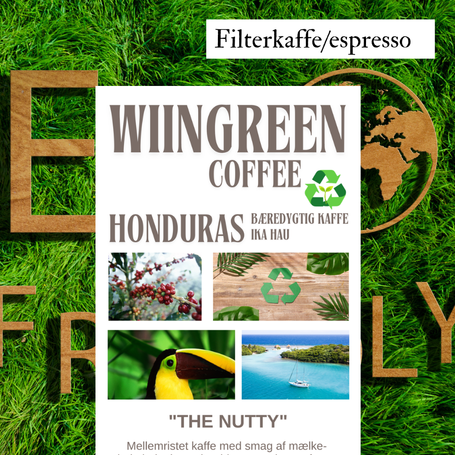 Honduras Ika Hau Økologisk, Friskristet kaffe 1000 gr Kværnes til filterkaffe