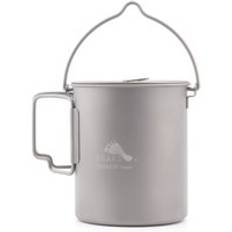 Toaks titan campinggryta och kopp (375ml, 450ml, 550ml, 650ml, 700ml, 750ml, 800ml, 900ml, 1100ml) - 750ml w bygelhandtag