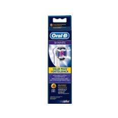 Oral-B 3D White CleanMaximiser - Extra tandborsthuvud - till tandborste - vit (paket om 4) - för ProfessionalCare 3000  ProfessionalCare 5000  7000  Pulsonic SmartSeries  Vitality