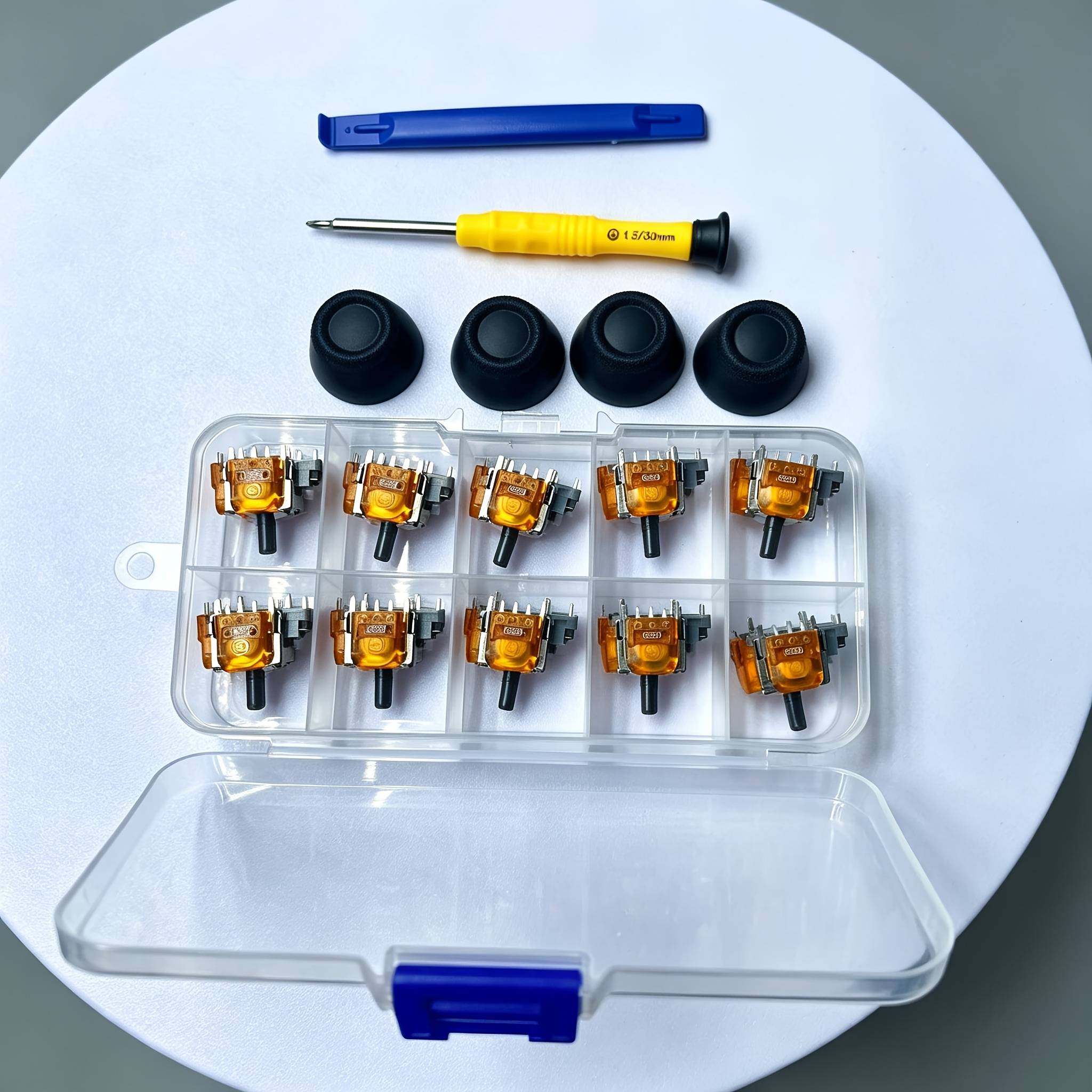 10pcs/2pcsdeluxe Set For Ps5 Tmr Joystick Package Includes Removal Removal Screwdriver, Tmr Technology Your Handle Free Of Dead Zones, Joystick Replacement Kit, , , Kit, For