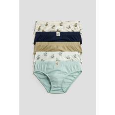 Pojke - Turkos/Dinosaurier 5-pack kalsonger i bomull - Size: 98/104 (2-4Y) - H&M (98/104 (2-4Y))