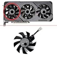 grafikkort 3PCS 75MM 4PIN Cooling Fan For X3 RX 5700 XT RX5700 XT Graphics card fan replacement FD8015U12S GPU FAN(4PIN)