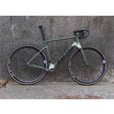 Factor Ostro Gravel Premium Rolling Chassis Olive Green - 56cm / Shimano 105 R7170 Di2 2x12s