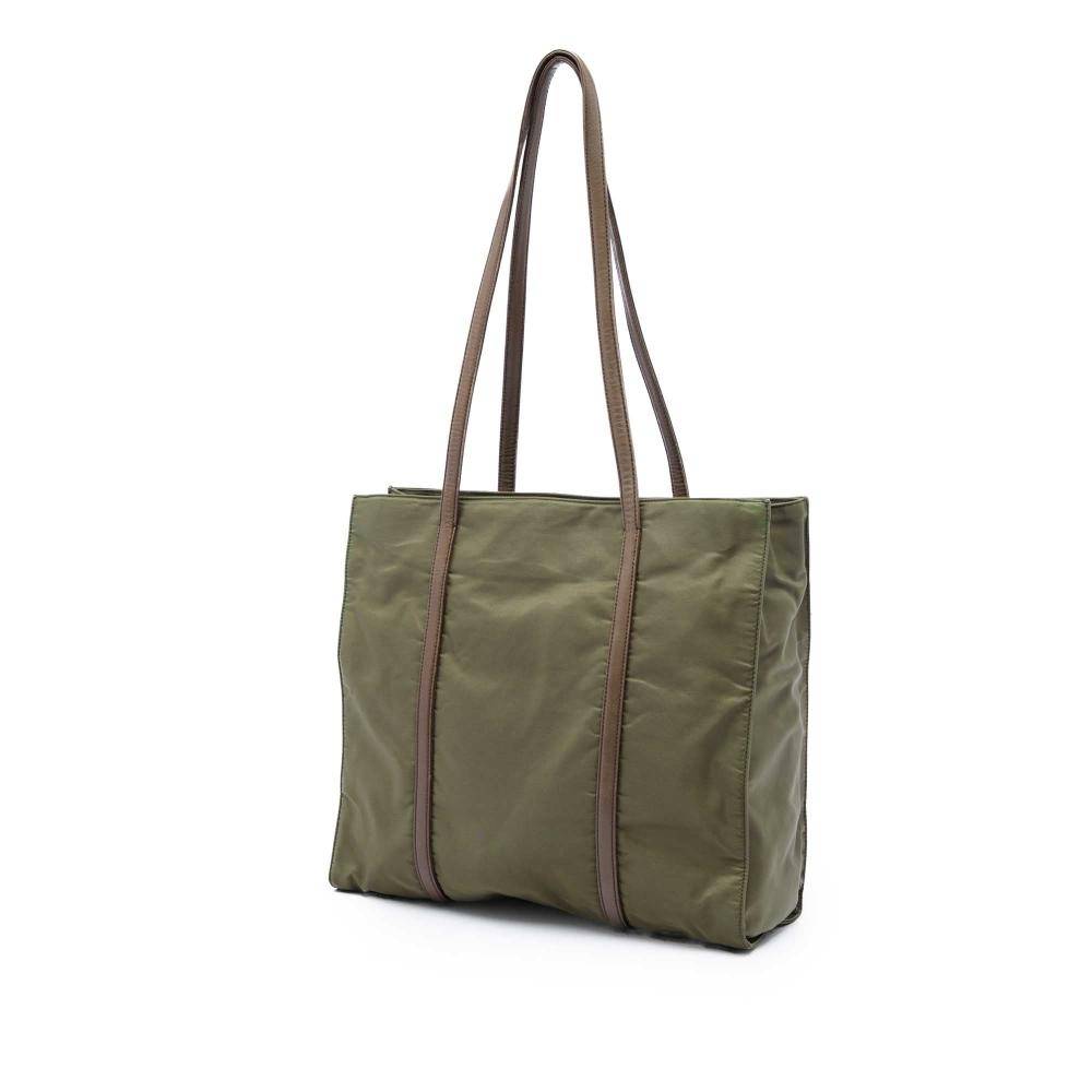 Prada Vintage Prada Tessuto L 29cm x W 31cm x D 10.50cm - Skuldertasker Nylon hos Magasin