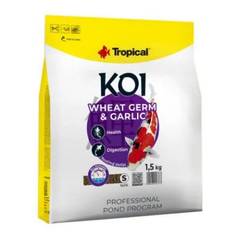 Koi Wheat Germ & Garlic pellets S All seasons 1,5kg, Tropical