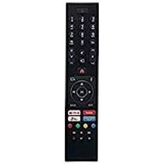 RC43137P Ersätt fjärrkontroll – VINABTY Ersätt fjärrkontroll för Bush Digihome Finlux Smart TV 32-EB-HD 49-EB-FHD 43-EB-FHD 40-EB-FHD 43-FUD-8020 49-EB-UHD 49-FUD-8020 55-FUD-8020