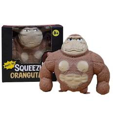 Stretchiga Apa-Leksaker, Avstressande Sensoriska King Kong Leksaksfigurer, Stressavlastande Gorilla-Leksaker Present till Barn och Vuxna Brun Brown