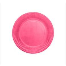 Paptallerken i Pink 23cm