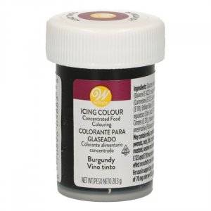 Färgpasta - Burgundy - Wilton - 28 g