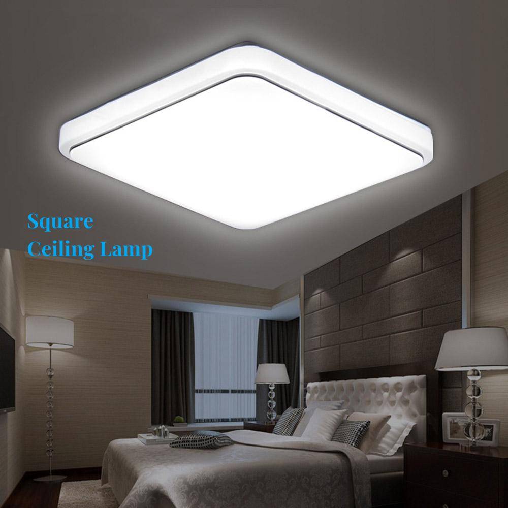 Tomshine Square LED-taklampa AC220V Vit Färg Kök Balkong Veranda Modern Panelljusarmatur led taklampa
