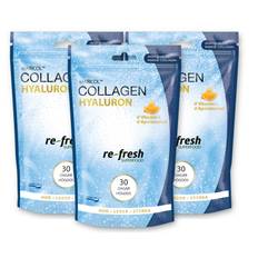 Re-Fresh Superfood Collagen & Hyaluron Ekonomipack 3x150g