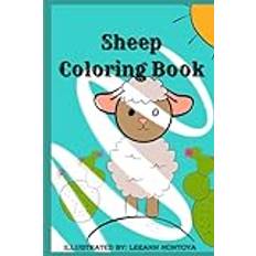 Sheep Coloring Book - 50 pages - Children, adult, toddler, kid, gift, school, Easter, Christmas, Hanuka, birthday, travel book, drawing, coloring, ... basket, cheap gift, gift, holiday, school,