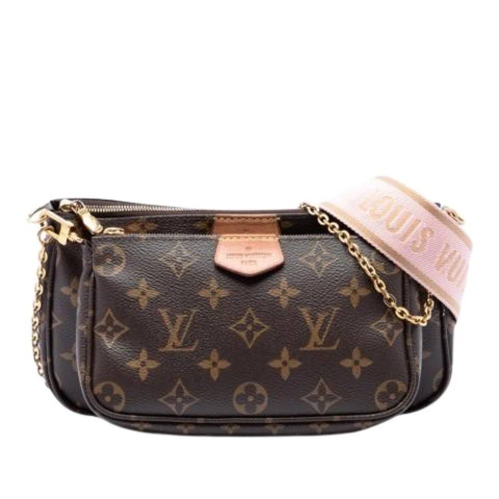 Louis Vuitton Vintage Pre-owned Multi-Pochette Accessoires - Vintage - Dame - Brun - ONE SIZE - Uld