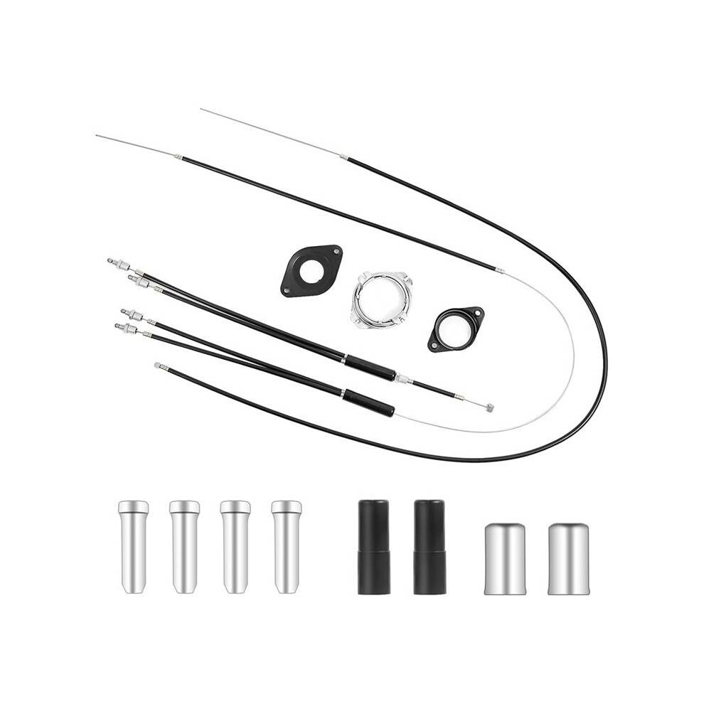 Bike Gyro Brake Cables Front + Rear (Upper + Lower) with Spinner Rotor Kit, for Most Gyro Systems and 20inch Bikes