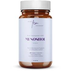 Menositol FEM 19-in-1 Wechseljahre Unterstützung | Hochdosiert mit Myo-Inositol, D-Chiro, Isoflavone & Yamswurzel | Natürliche Hilfe bei Hitzewallungen & Zyklusbalance | Hormonfrei, Vegan