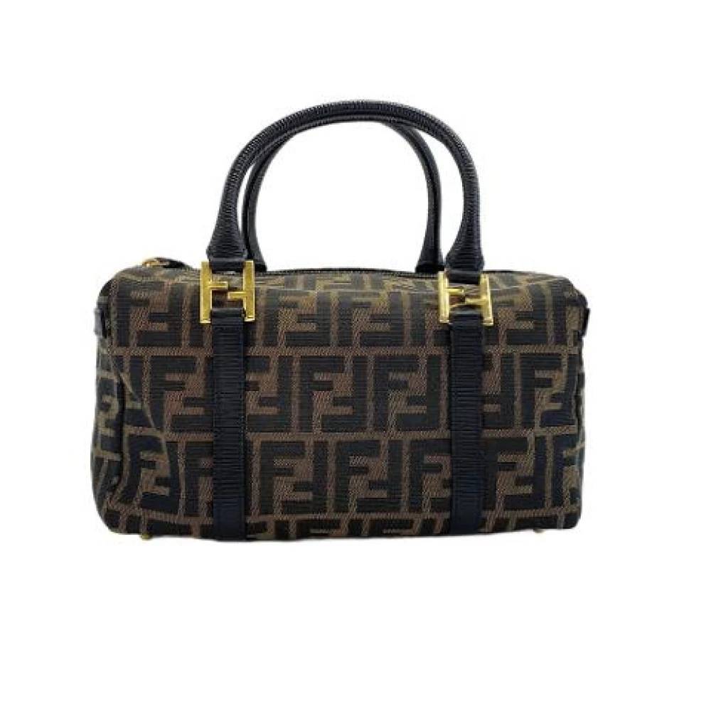 Fendi Vintage Pre-owned Canvas Handbag - Vintage - Dame - Brun - ONE SIZE -